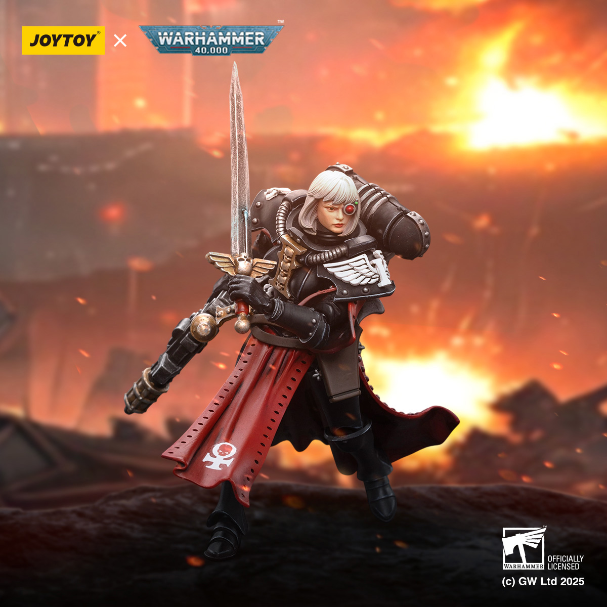 Warhammer 40k Adepta Sororitas Battle Sister Superior Kassia 1/18 Scale Action Figure Gallery Image 3