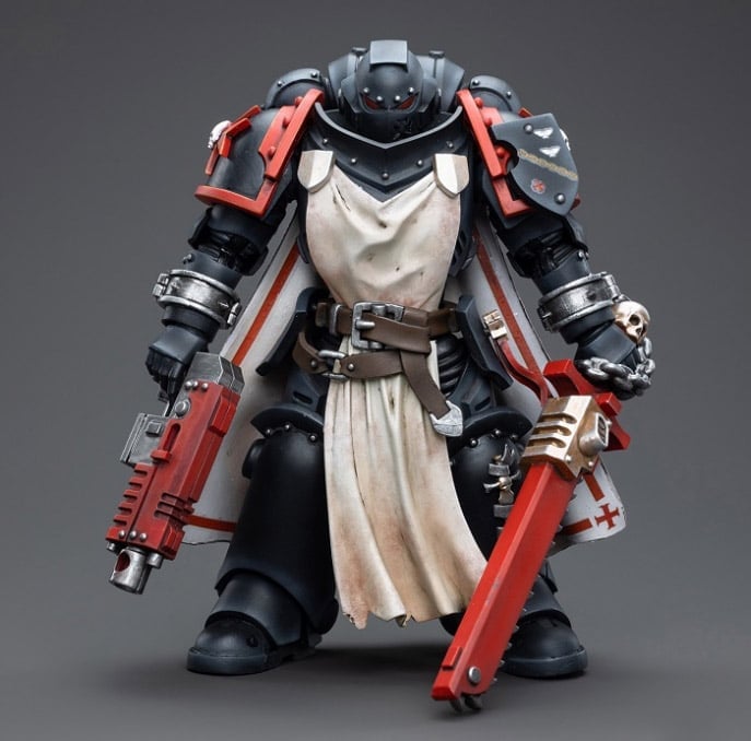 Warhammer 40K Black Templars Primaris Sword Brethren Harmund 1/18 Scale Figure Gallery Image 3