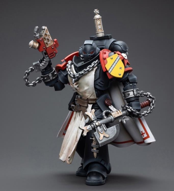 Warhammer 40K Black Templars Primaris Sword Brethren Granbertus 1/18 Scale Figure Gallery Image 3