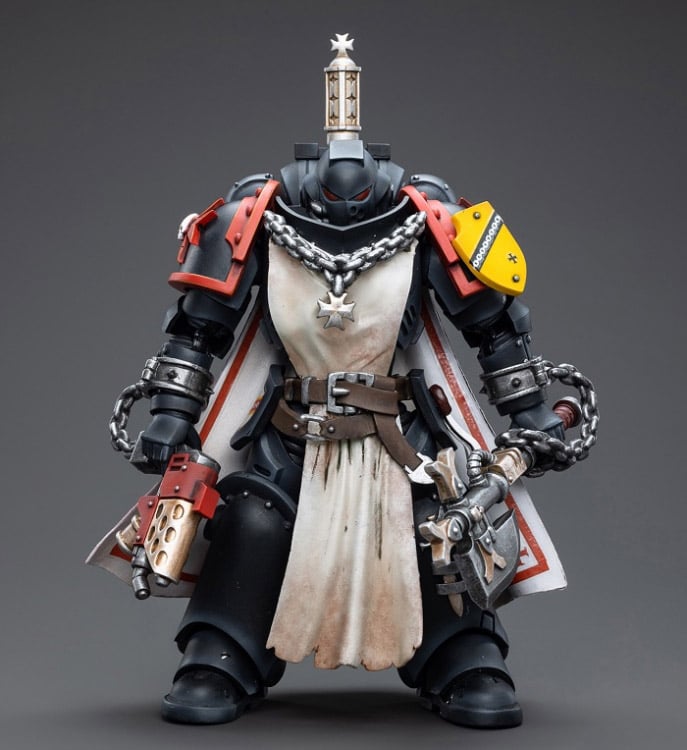 Warhammer 40K Black Templars Primaris Sword Brethren Granbertus 1/18 Scale Figure Gallery Image 6