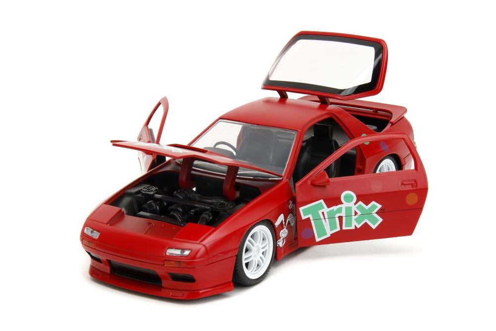 General Mills Hollywood Rides Die-Cast Trix Silly Rabbit & 1/24 Scale 1985 Mazda RX-7 Gallery Image 11