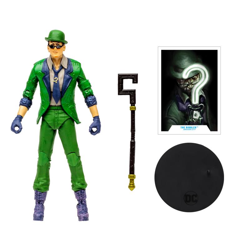 Batman: Arkham City DC Multiverse The Riddler Action Figure Gallery Image 9