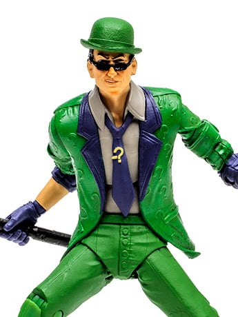 Batman: Arkham City DC Multiverse The Riddler Action Figure Gallery Image 2
