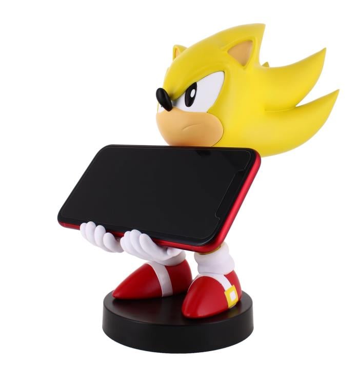 Sonic The Hedgehog Cable Guys Super Sonic Phone & Controller Holder Gallery Image 5
