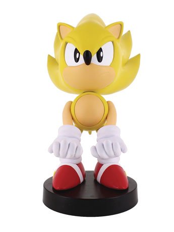 Sonic The Hedgehog Cable Guys Super Sonic Phone & Controller Holder Gallery Image 2