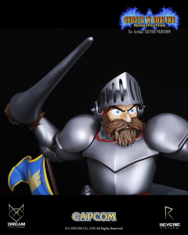 Ghosts 'n Goblins Resurrection: Sir Arthur (Silver Ver.) Limited Edition 1/6 Scale Statue Gallery Image 11