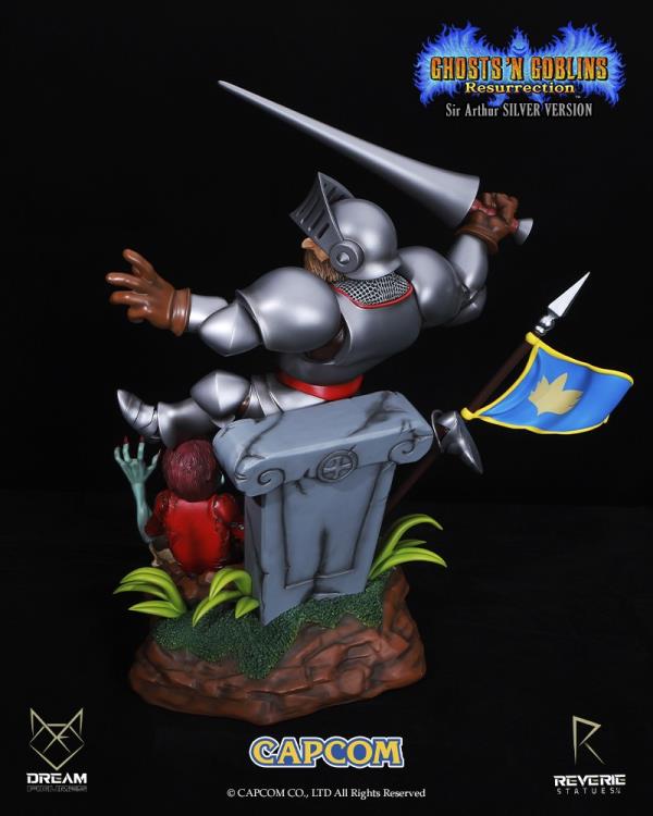 Ghosts 'n Goblins Resurrection: Sir Arthur (Silver Ver.) Limited Edition 1/6 Scale Statue Gallery Image 7