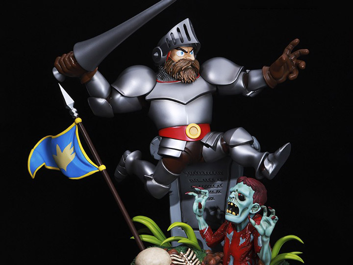 Ghosts 'n Goblins Resurrection: Sir Arthur (Silver Ver.) Limited Edition 1/6 Scale Statue Gallery Image 1