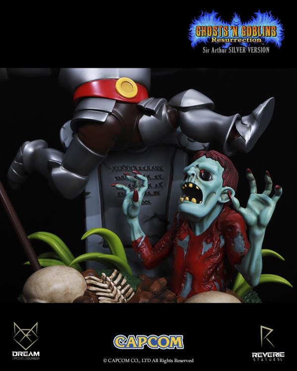 Ghosts 'n Goblins Resurrection: Sir Arthur (Silver Ver.) Limited Edition 1/6 Scale Statue Gallery Image 10
