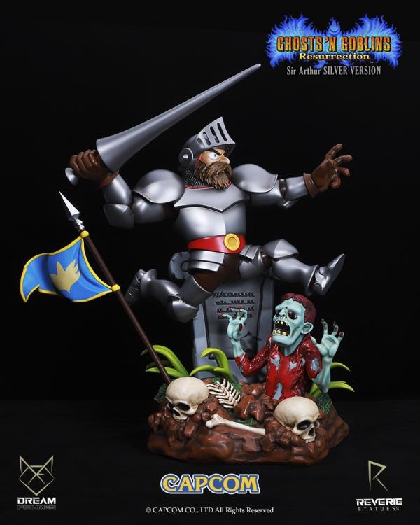 Ghosts 'n Goblins Resurrection: Sir Arthur (Silver Ver.) Limited Edition 1/6 Scale Statue Gallery Image 9