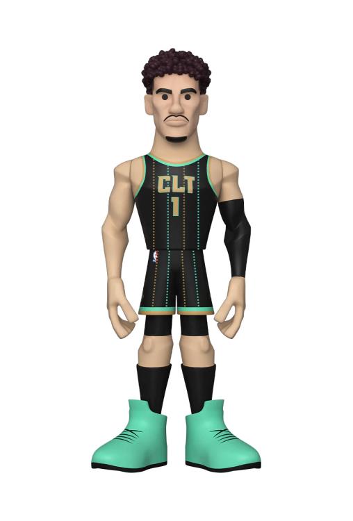 NBA: Charlotte Hornets Gold LaMelo Ball 12-Inch Premium Vinyl Figure (Chase) Gallery Image 3