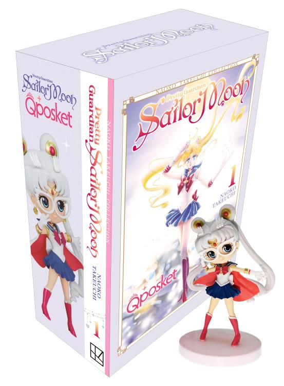Sailor Moon Q Posket Sailor Moon Figure and Naoko Takeuchi