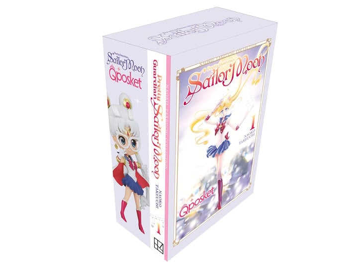 Sailor Moon Q Posket Sailor Moon Figure and Naoko Takeuchi