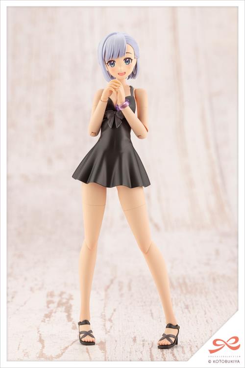 Sousai Shoujo Teien High School Takanashi Koyomi (Dreaming Style Black Swan Swimsuit) 1/10 Scale Model Kit Gallery Image 6