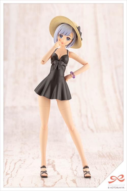 Sousai Shoujo Teien High School Takanashi Koyomi (Dreaming Style Black Swan Swimsuit) 1/10 Scale Model Kit Gallery Image 4
