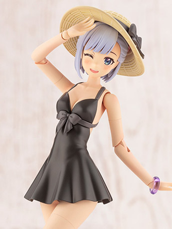 Sousai Shoujo Teien High School Takanashi Koyomi (Dreaming Style Black Swan Swimsuit) 1/10 Scale Model Kit Gallery Image 2