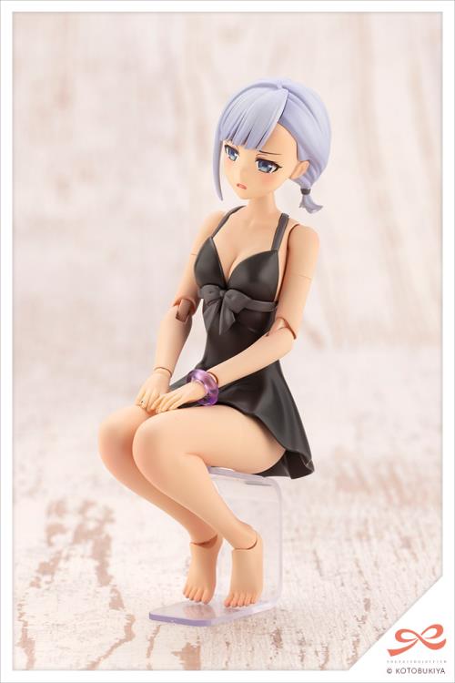 Sousai Shoujo Teien High School Takanashi Koyomi (Dreaming Style Black Swan Swimsuit) 1/10 Scale Model Kit Gallery Image 11