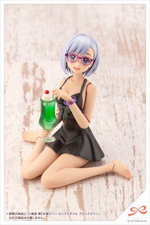 Sousai Shoujo Teien High School Takanashi Koyomi (Dreaming Style Black Swan Swimsuit) 1/10 Scale Model Kit Gallery Image 12