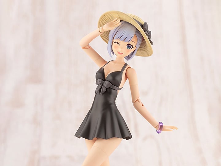 Sousai Shoujo Teien High School Takanashi Koyomi (Dreaming Style Black Swan Swimsuit) 1/10 Scale Model Kit Gallery Image 1