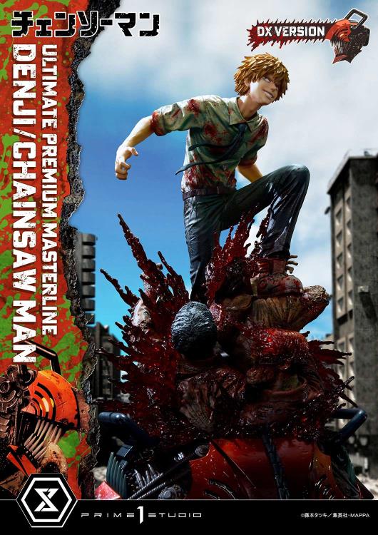 Chainsaw Man Ultimate Premium Masterline Chainsaw Man/Denji (DX Ver.) 1/4 Scale Statue Gallery Image 36