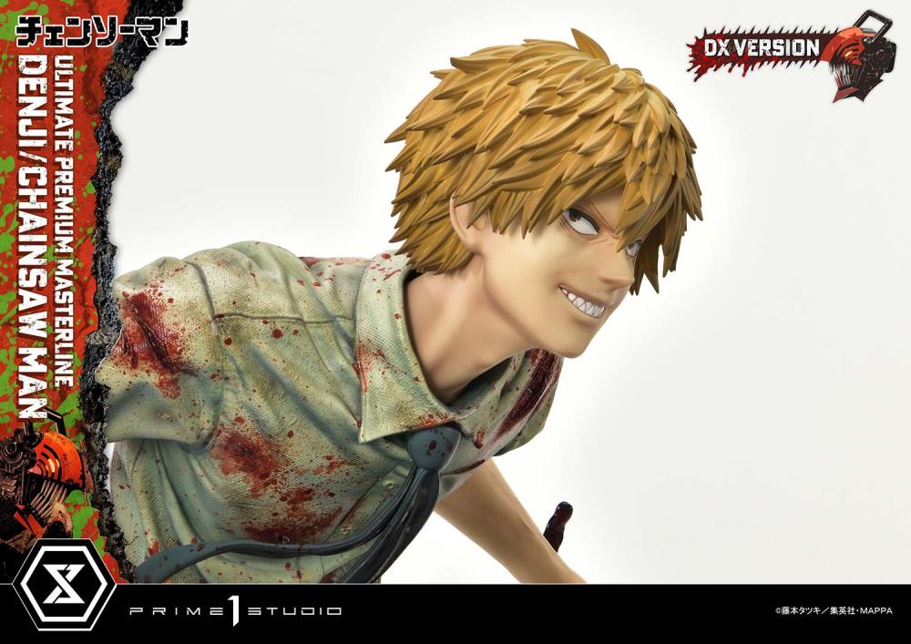 Chainsaw Man Ultimate Premium Masterline Chainsaw Man/Denji (DX Ver.) 1/4 Scale Statue Gallery Image 26