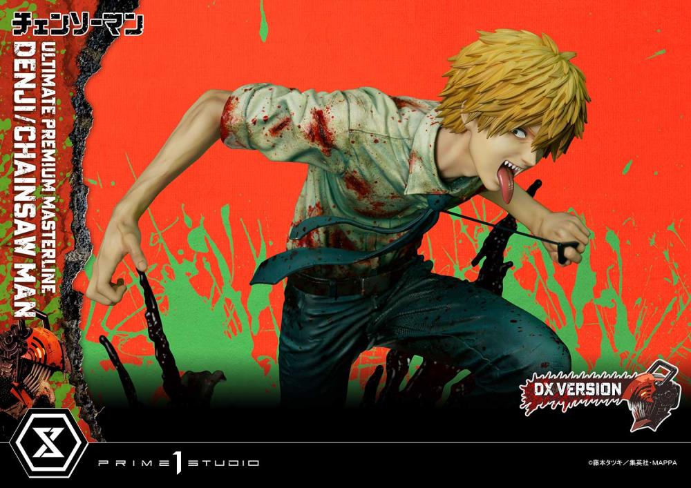 Chainsaw Man Ultimate Premium Masterline Chainsaw Man/Denji (DX Ver.) 1/4 Scale Statue Gallery Image 62