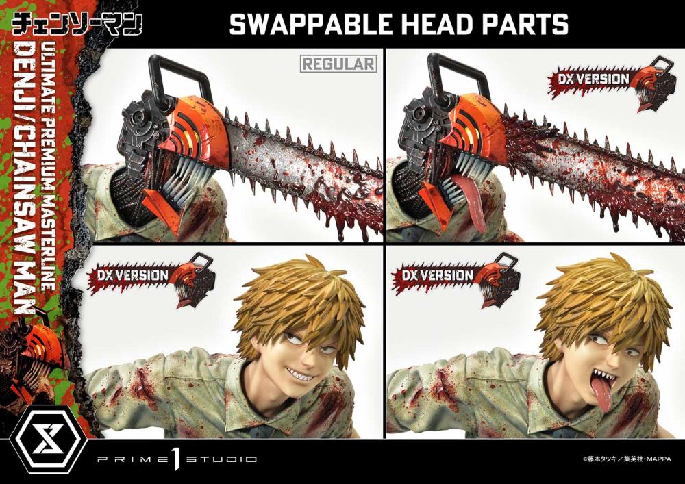 Chainsaw Man Ultimate Premium Masterline Chainsaw Man/Denji (DX Ver.) 1/4 Scale Statue Gallery Image 19