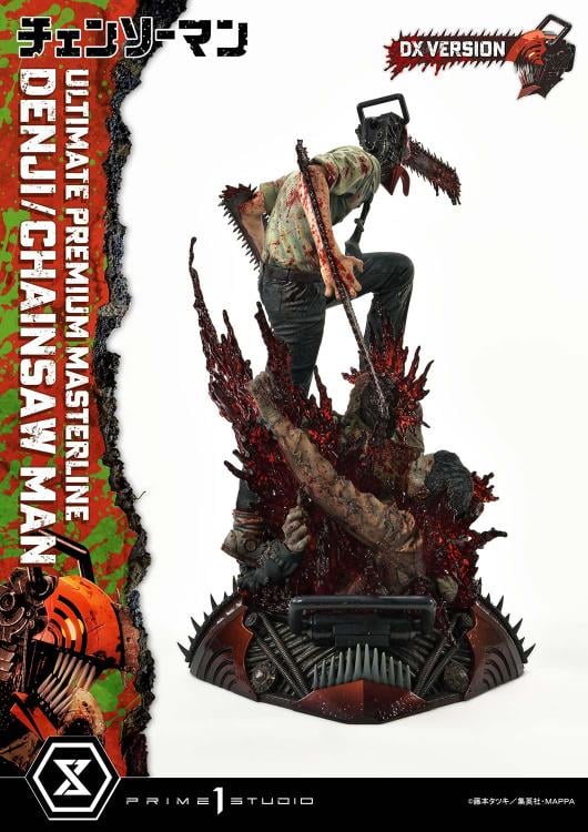 Chainsaw Man Ultimate Premium Masterline Chainsaw Man/Denji (DX Ver.) 1/4 Scale Statue Gallery Image 4