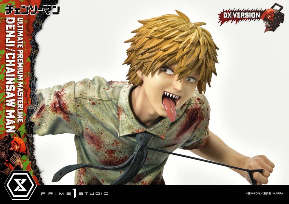 Chainsaw Man Ultimate Premium Masterline Chainsaw Man/Denji (DX Ver.) 1/4 Scale Statue Gallery Image 30