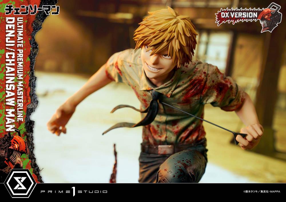 Chainsaw Man Ultimate Premium Masterline Chainsaw Man/Denji (DX Ver.) 1/4 Scale Statue Gallery Image 68
