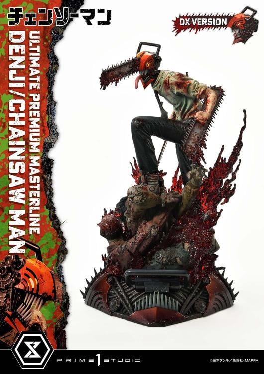 Chainsaw Man Ultimate Premium Masterline Chainsaw Man/Denji (DX Ver.) 1/4 Scale Statue Gallery Image 6