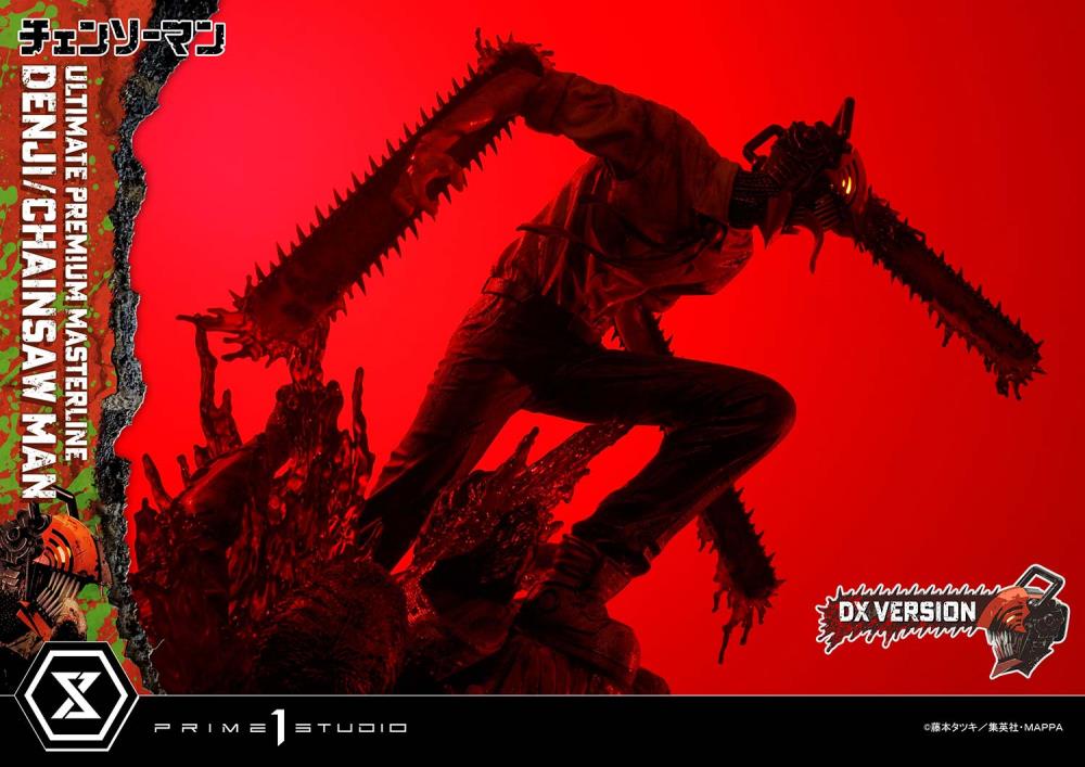 Chainsaw Man Ultimate Premium Masterline Chainsaw Man/Denji (DX Ver.) 1/4 Scale Statue Gallery Image 64
