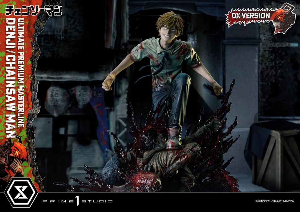 Chainsaw Man Ultimate Premium Masterline Chainsaw Man/Denji (DX Ver.) 1/4 Scale Statue Gallery Image 57