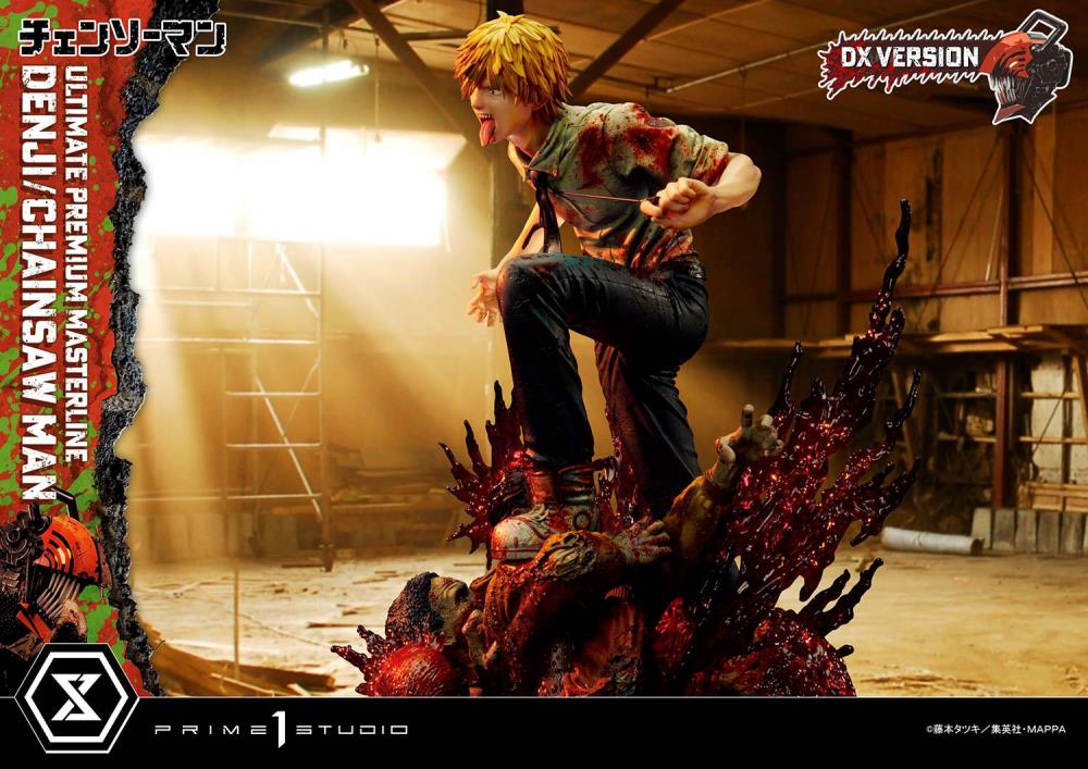 Chainsaw Man Ultimate Premium Masterline Chainsaw Man/Denji (DX Ver.) 1/4 Scale Statue Gallery Image 69