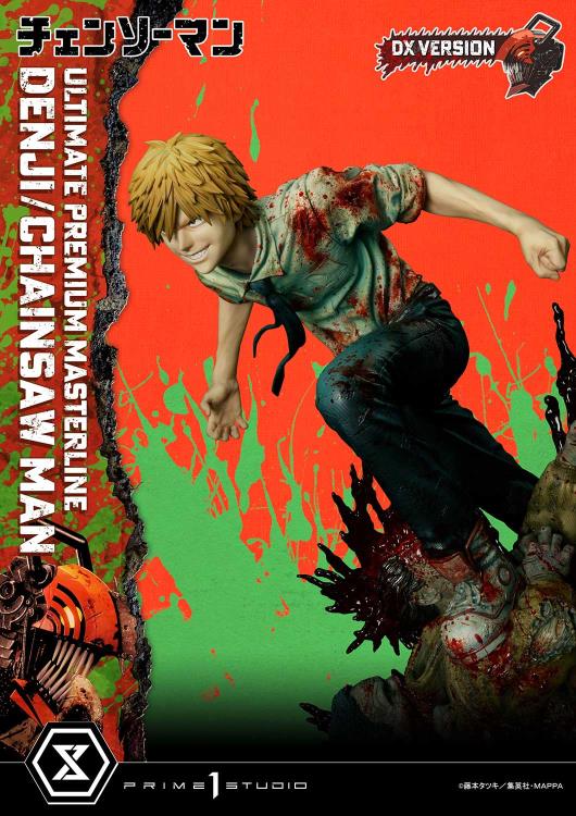 Chainsaw Man Ultimate Premium Masterline Chainsaw Man/Denji (DX Ver.) 1/4 Scale Statue Gallery Image 40