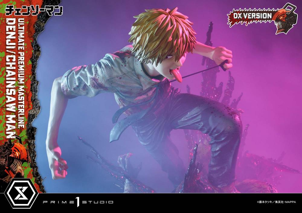 Chainsaw Man Ultimate Premium Masterline Chainsaw Man/Denji (DX Ver.) 1/4 Scale Statue Gallery Image 70
