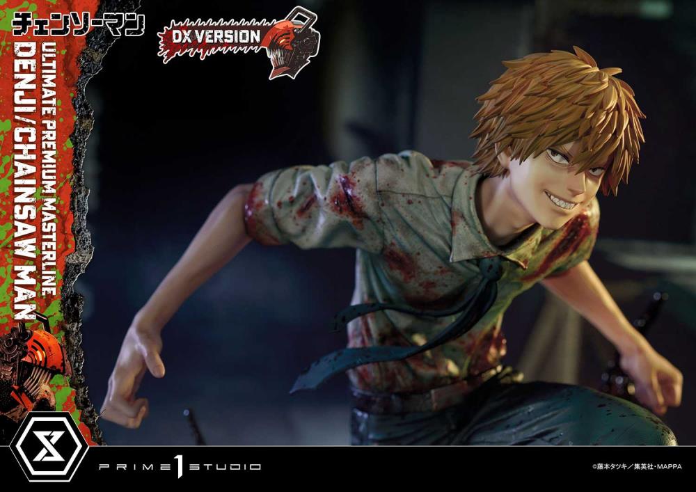 Chainsaw Man Ultimate Premium Masterline Chainsaw Man/Denji (DX Ver.) 1/4 Scale Statue Gallery Image 58