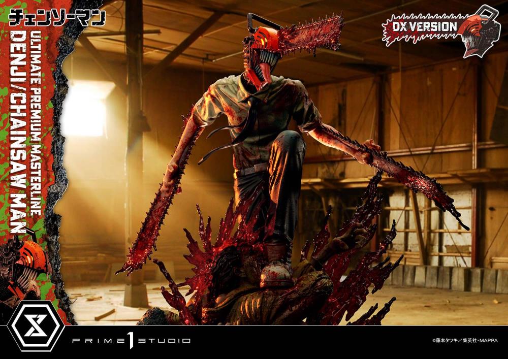 Chainsaw Man Ultimate Premium Masterline Chainsaw Man/Denji (DX Ver.) 1/4 Scale Statue Gallery Image 67
