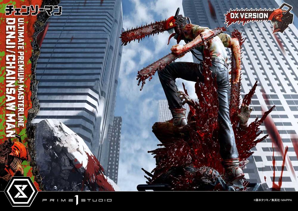Chainsaw Man Ultimate Premium Masterline Chainsaw Man/Denji (DX Ver.) 1/4 Scale Statue Gallery Image 48