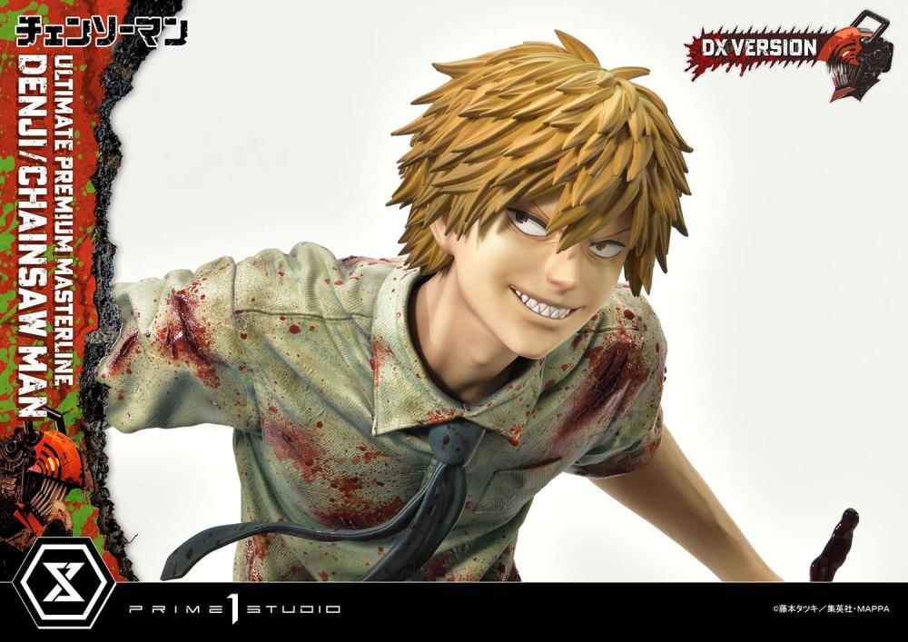 Chainsaw Man Ultimate Premium Masterline Chainsaw Man/Denji (DX Ver.) 1/4 Scale Statue Gallery Image 25