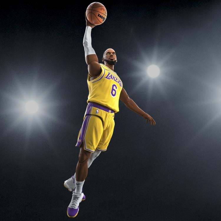NBA Starting Lineup Series 1 LeBron James (L.A. Lakers)