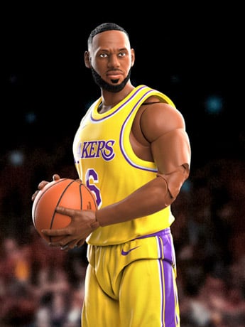 NBA Starting Lineup Series 1 LeBron James (L.A. Lakers)