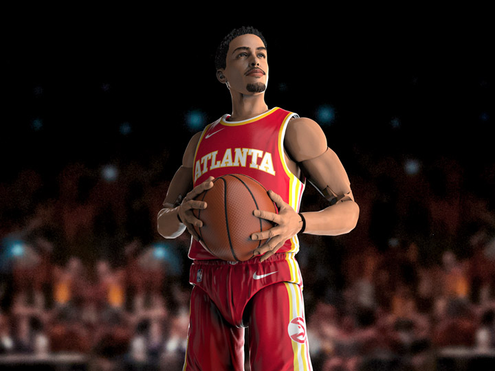 NBA Starting Lineup Series 1 Trae Young (Atlanta Hawks) Gallery Image 1