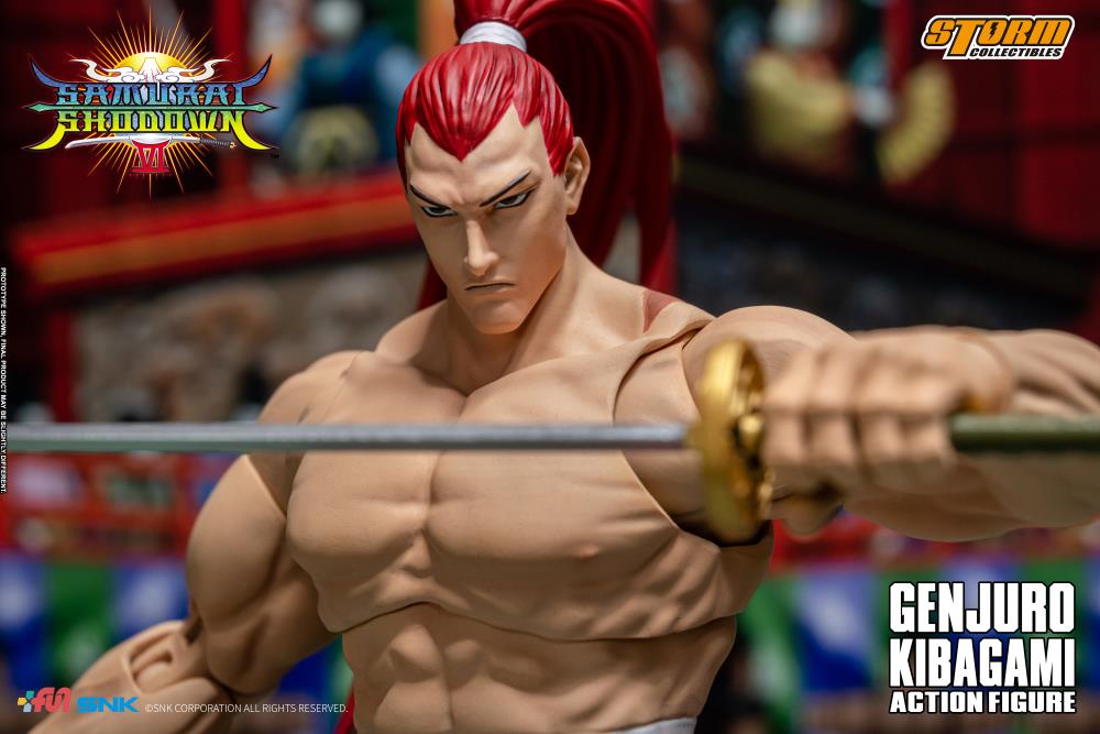 Samurai Shodown Genjuro Kibagami 1/12 Scale BBTS Exclusive Action Figure Gallery Image 14