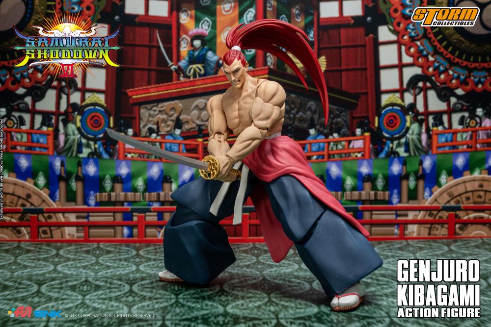 Samurai Shodown Genjuro Kibagami 1/12 Scale BBTS Exclusive Action Figure Gallery Image 5