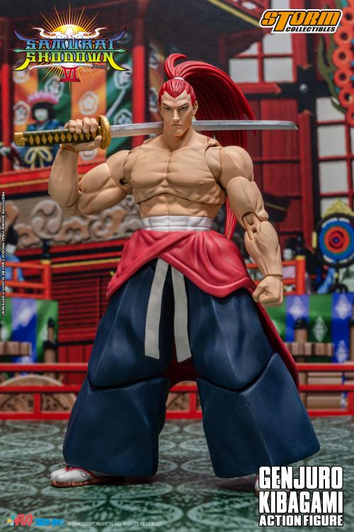 Samurai Shodown Genjuro Kibagami 1/12 Scale BBTS Exclusive Action Figure Gallery Image 11