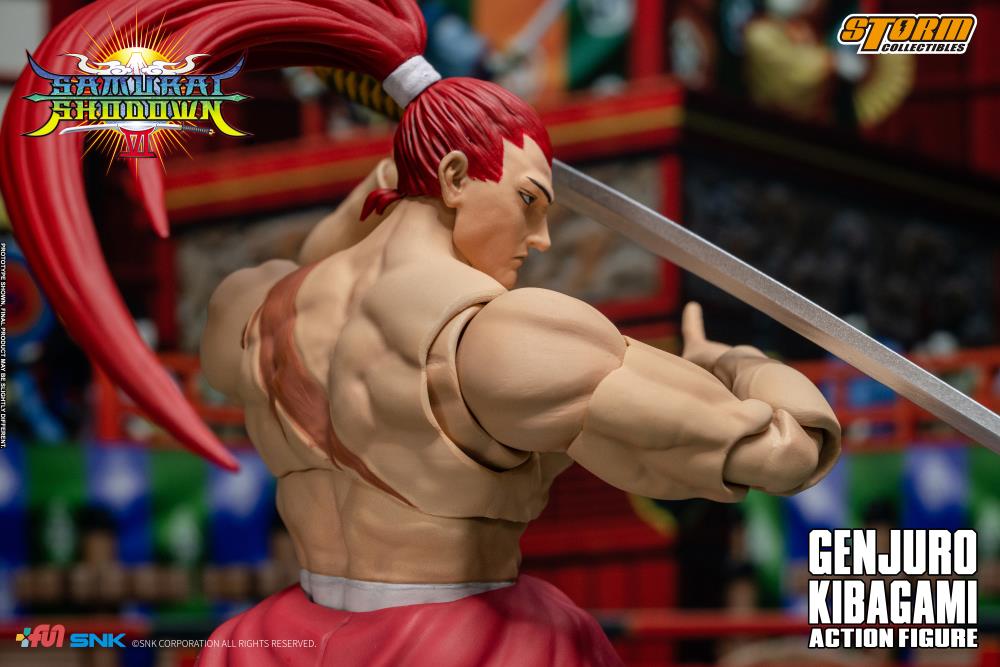 Samurai Shodown Genjuro Kibagami 1/12 Scale BBTS Exclusive Action Figure Gallery Image 10