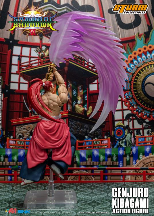 Samurai Shodown Genjuro Kibagami 1/12 Scale BBTS Exclusive Action Figure Gallery Image 18