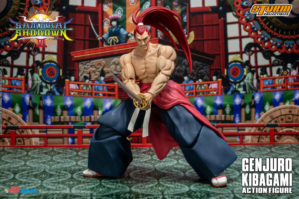 Samurai Shodown Genjuro Kibagami 1/12 Scale BBTS Exclusive Action Figure Gallery Image 3