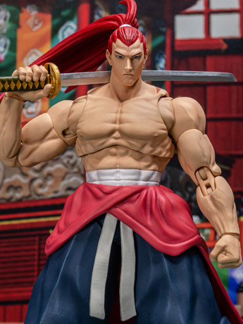 Samurai Shodown Genjuro Kibagami 1/12 Scale BBTS Exclusive Action Figure Gallery Image 2